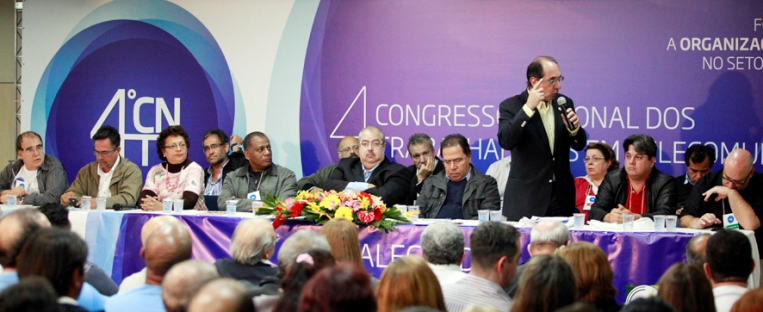 UGT participa da abertura do 4º Congresso da FENATTEL em São Paulo