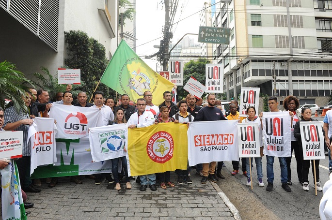 UGT participa de ato em repúdio à prática antissindical promovida pelo governo peruano