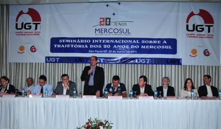 UGT promove Seminário Mercosul 20 anos