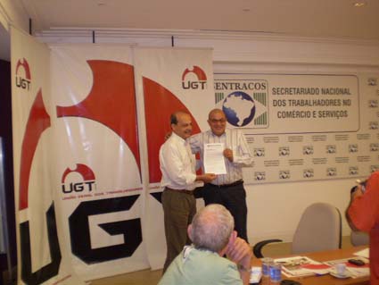 UGT promove reunião com o deputado federal Roberto Santiago.