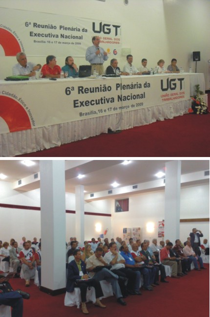 UGT realiza sua 6ª Plenária da Executiva Nacional em Brasília.