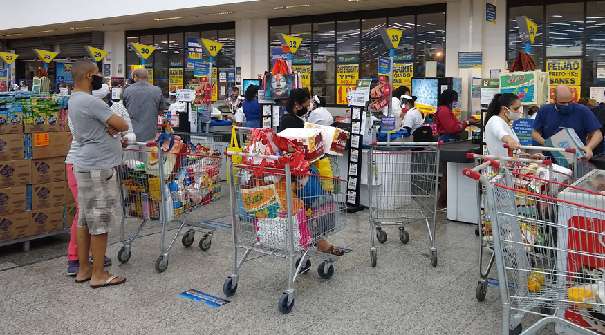 Vendas no varejo caem 1,4% em junho, segundo mês seguido no campo negativo